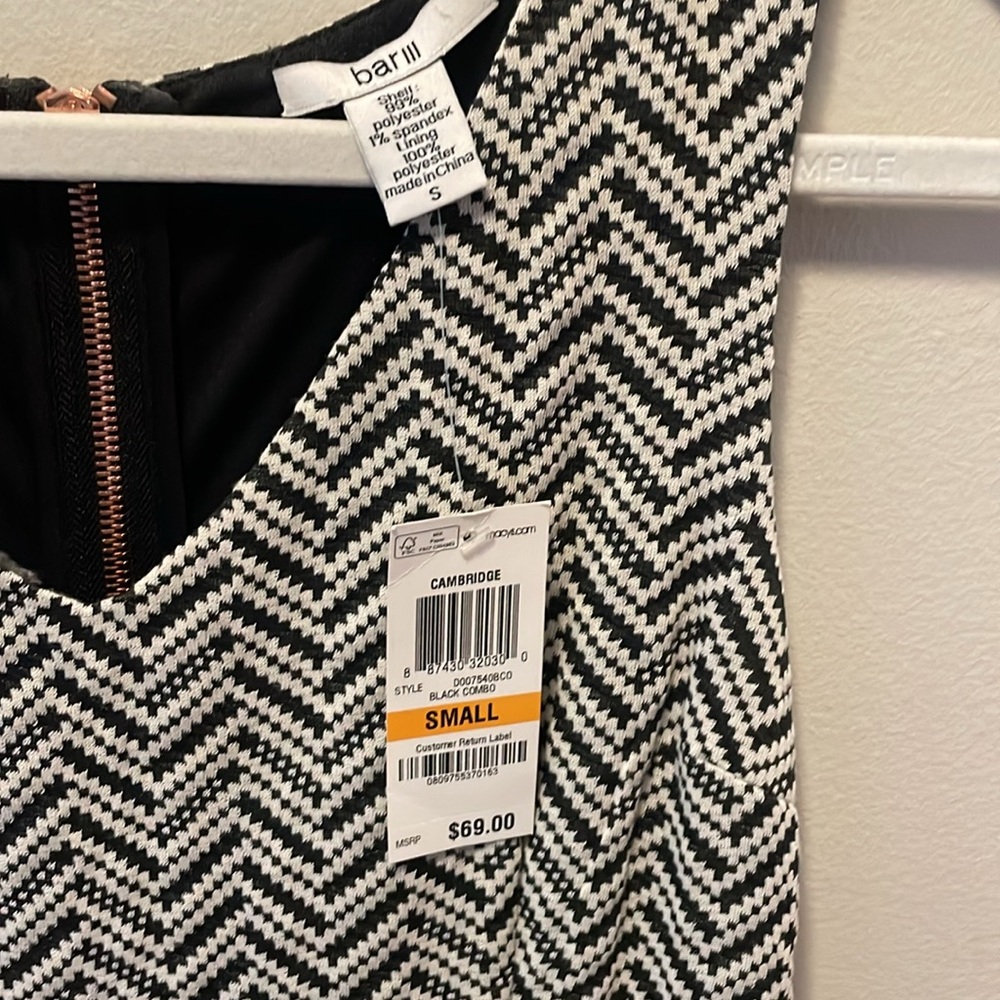NWT bar lll A-Line Mini Dress - Picture 3 of 5